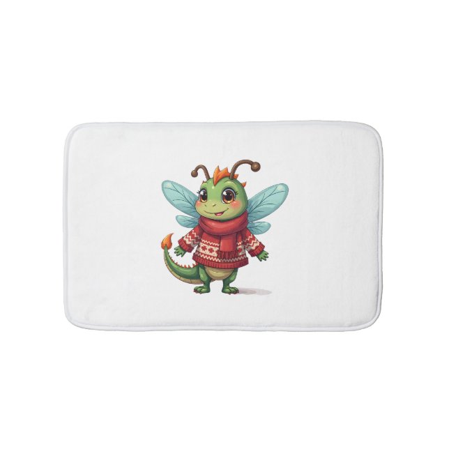 Tapis De Bain Cosy Christmas Dragonfly (Devant)