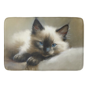 Tapis De Bain Cosy Companion Siamese Kitten