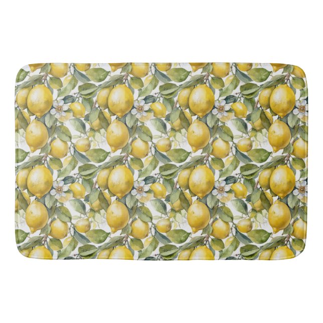 Tapis De Bain Côte italienne des citrons d'Amalfi (Devant)