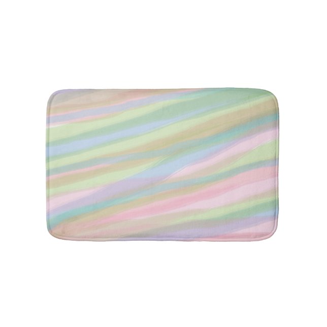 Tapis De Bain Coton bonbon couleurs Bath Mat (Devant)