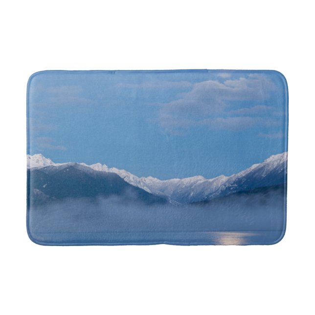 Tapis De Bain Coucher de lune | Seabeck, Washington (Devant)