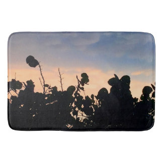 Tapis De Bain Coucher de soleil en dentelle noire
