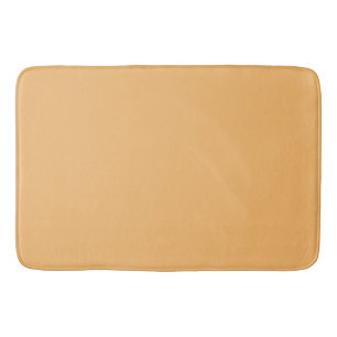 Tapis De Bain Couleur Apricot Solide.
