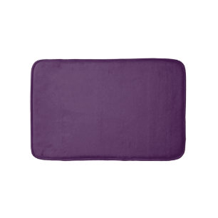 Tapis De Bain Couleur claire solide minuit violet foncé