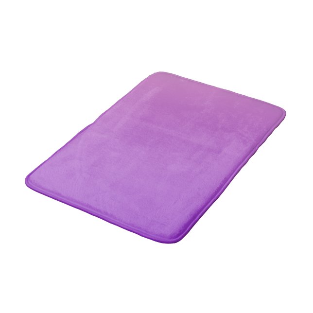 Tapis De Bain Couleur de dégradé violet (Créateur téléchargé)