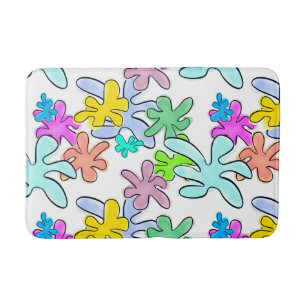 Tapis De Bain Couleur éclatée