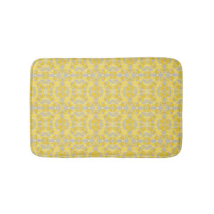 Tapis De Bain Couleur jaune et gris