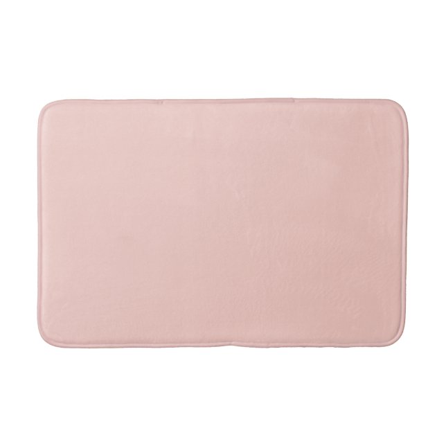 Tapis De Bain Couleur solide de sel rose (Devant)
