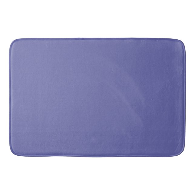 Tapis De Bain Couleur solide | perwinkle bleu violet (Devant)