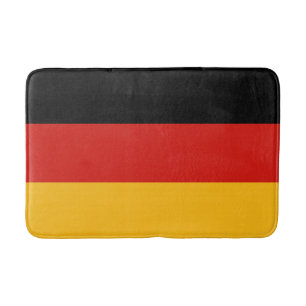 Tapis De Bain COULEURS ALLEMANDES DE DRAPEAU + votre texte et