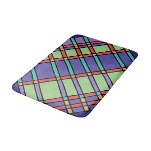 Tapis De Bain Couleurs Lumineuses De Verre