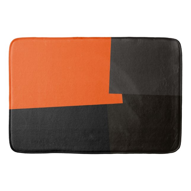 Tapis De Bain Couleurs modernes rétro Géométrique #3 (Devant)