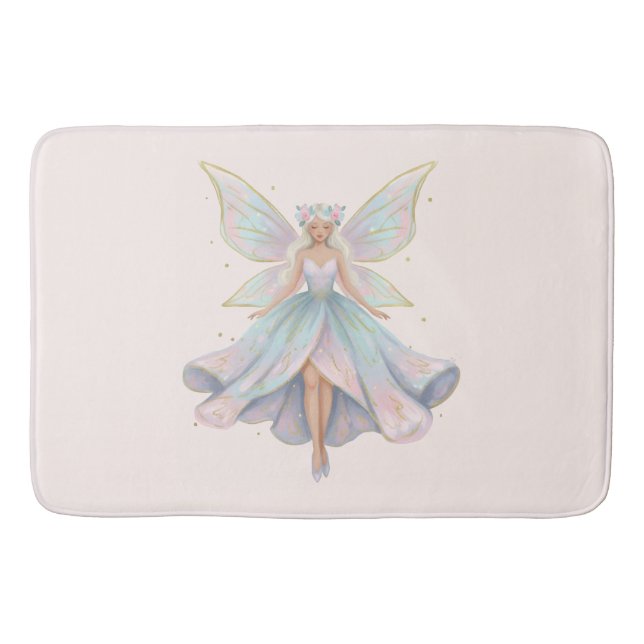 Tapis De Bain Couleurs pastel de l'ange magique fée (Devant)