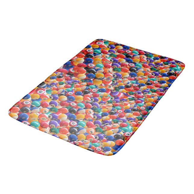 Tapis De Bain Couleurs Traditionnelles De Boules De Soirée Grand (Angle)