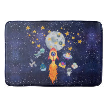 Coup De Feu Rocketship Enfants Salle De Bain Mat