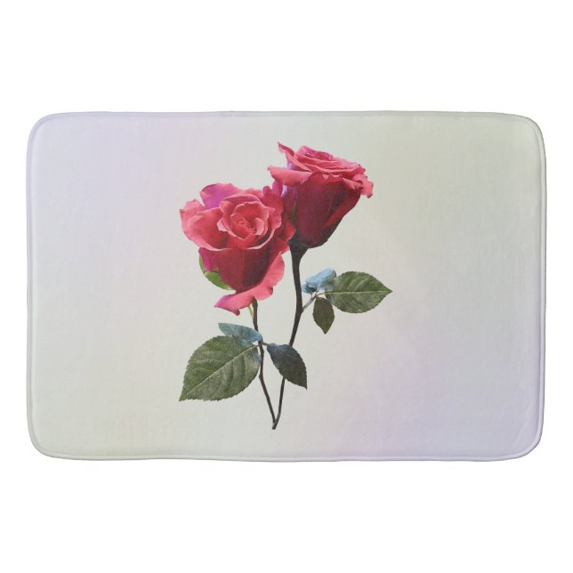 Tapis De Bain Couple de Roses (Devant)