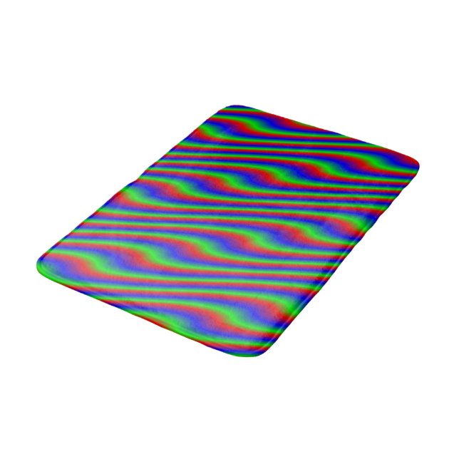 Tapis De Bain Courbes lumineuses (Angle)