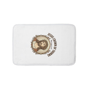 Tapis De Bain Couronne d'épines de Jésus Couronne botanique d'ép