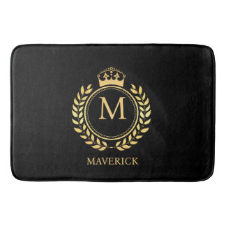 Tapis De Bain couronne monogramme