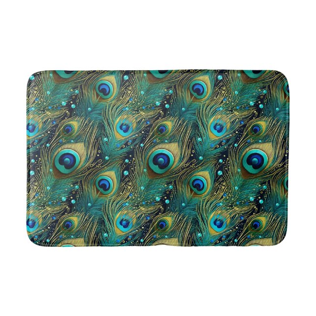 Tapis De Bain Coussin de jet Peacock Passion (Devant)