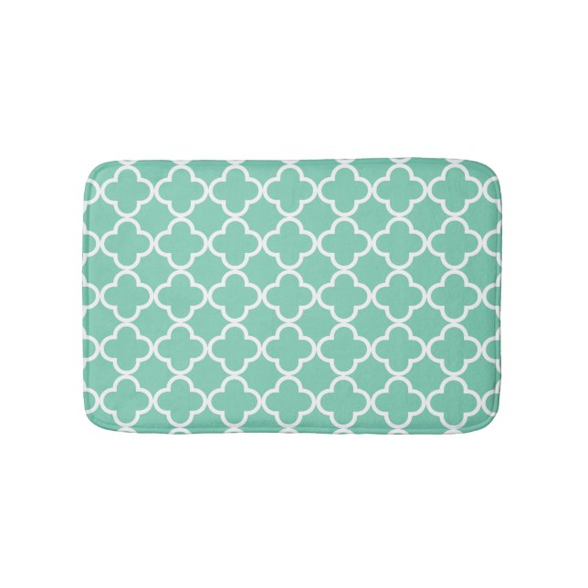Tapis De Bain Coutume de motif de do-it-yourself Quatrefoil (Devant)