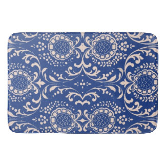 Tapis De Bain Couverture bleue de salle de bains de Toile !