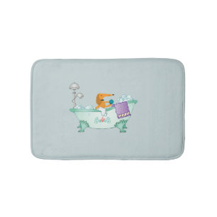 Tapis De Bain Couverture de salle de bains de chien de saucisse