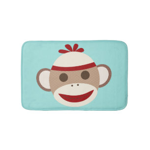 Tapis De Bain Couverture de singe de chaussette/tapis de bain