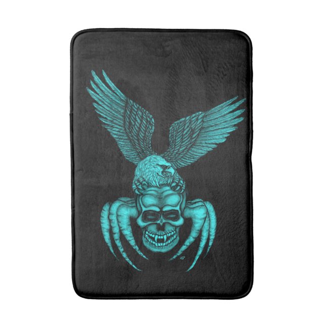 Tapis De Bain Crâne à aigle (Devant (Vertical))