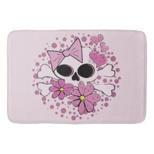 Tapis De Bain Crâne de punk