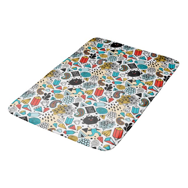 Tapis De Bain Crazy head (Angle)