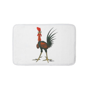 Tapis De Bain Crazy rooster