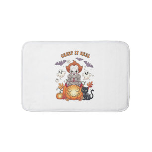 Tapis De Bain Creep It Real Halloween Clown