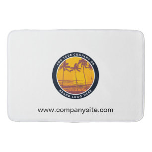 Tapis De Bain Créez votre logo professionnel personnalisé et vot