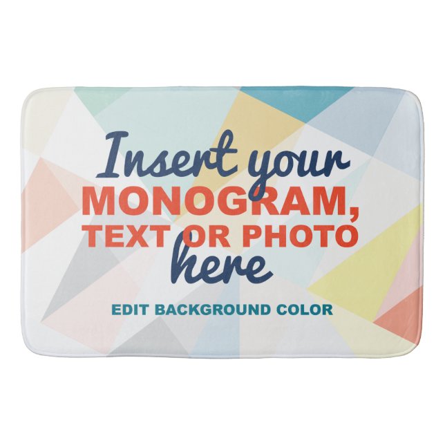 Tapis De Bain Créez votre propre personnalisation (Devant)