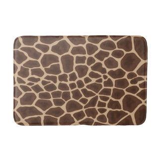 Tapis De Bain Crème girafe brune marques pression