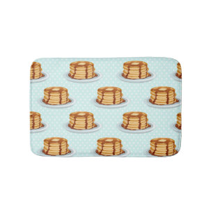 Tapis De Bain Crêpes avec sirop d'érable et Motif Polkadot