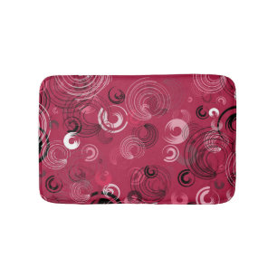 Tapis De Bain Crimson et noir