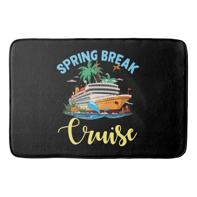 Tapis De Bain Croisière de Spring Break (Devant)