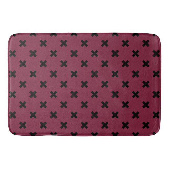 Tapis De Bain Croix noire sur mûrier (Devant)