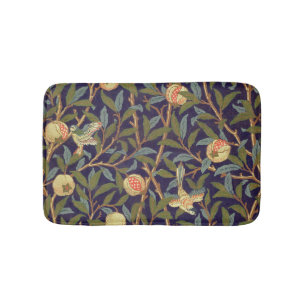 Tapis De Bain Cru d'oiseau et de grenade de William Morris