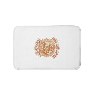 Tapis De Bain Ctrl Alt Miaou Chat Joueur Tech Vintage Vectoriel