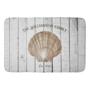 Tapis De Bain Cuillère à coquille de saint-Jacques vintage
