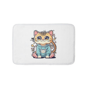 Tapis De Bain Cuite drôle petit chaton Chiffon Top