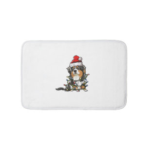 Tapis De Bain Cute berger australien Père Noël Christmas Tree Li