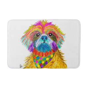 Tapis De Bain Cute et coloré Shih Tzu Bath Mat