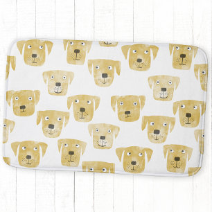 Tapis De Bain Cute Golden Labrador Retriever Chien Motif