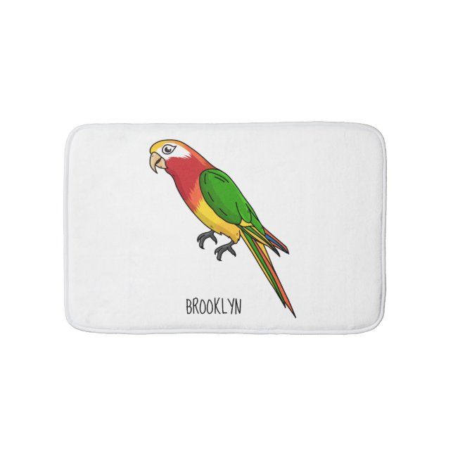 Tapis De Bain Cute happy parrot (Devant)