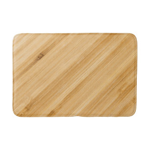 Tapis De Bain Cuve en bois Brown