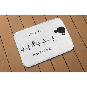 Tapis De Bain Cycling Life, Nouvelle-Zélande personnalisable